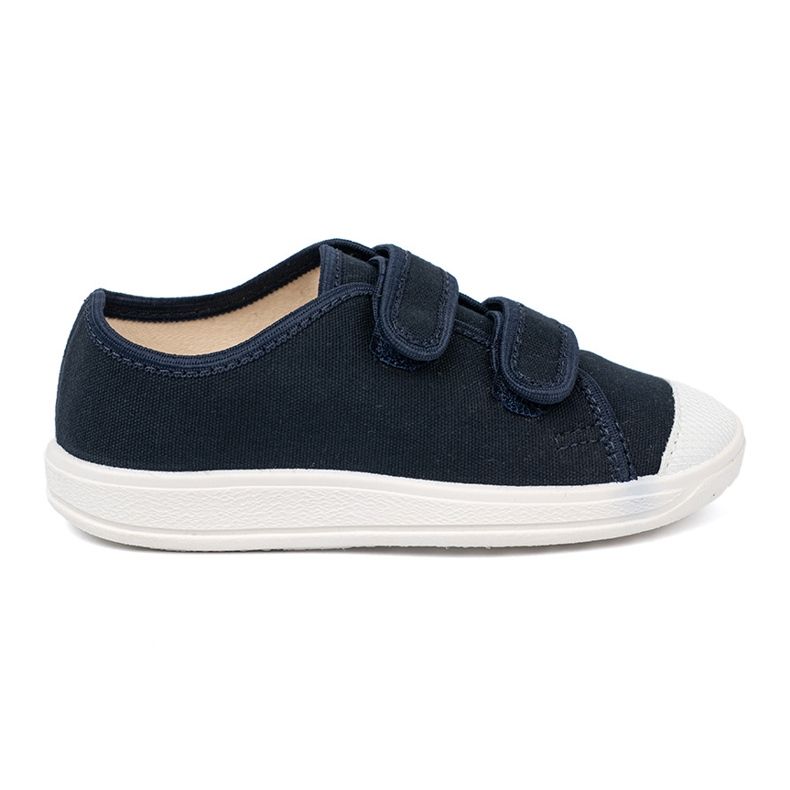 Shelvt Tênis azul marinho para velcro