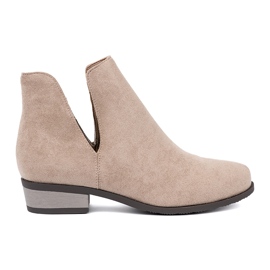 Seastar Botins bege com recortes Seastar Botins bege com recortes