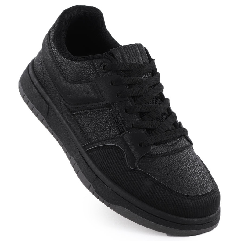 Sapatos esportivos masculinos Black Big Star SS174005 preto