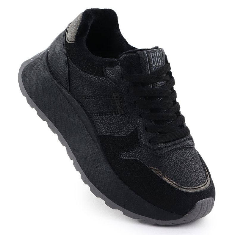 Sapatos isolados na plataforma Black Big Star SS274007