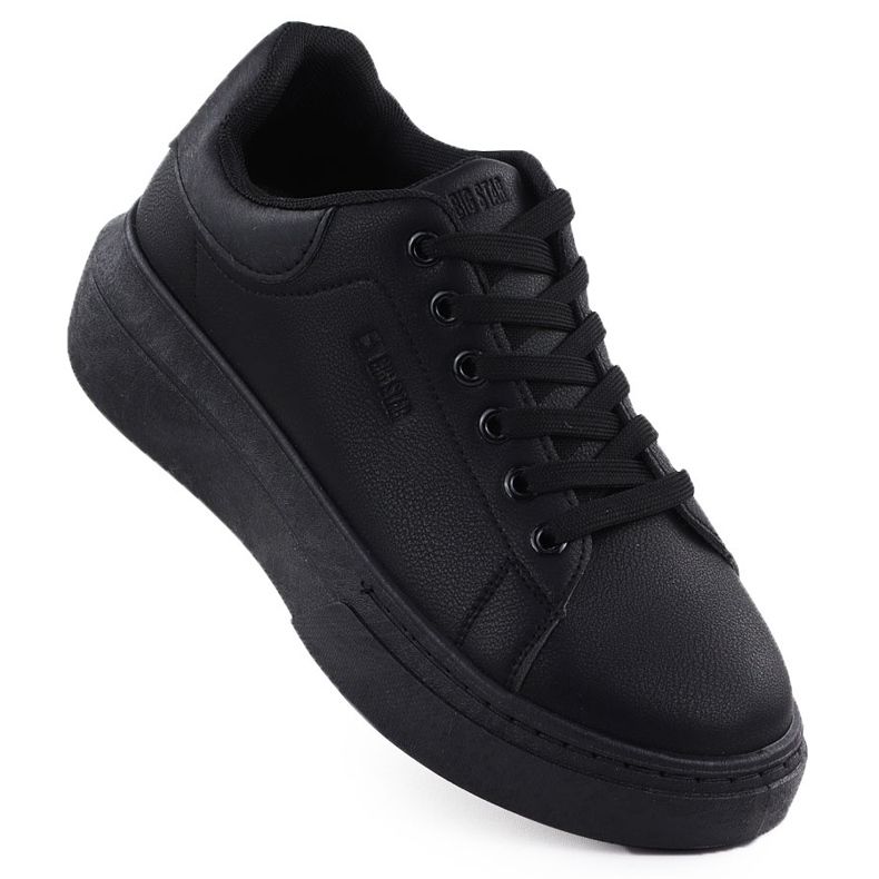 Sapatos esportivos femininos na plataforma Black Big Star SS274244 preto