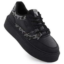 Sapatos esportivos no ZZ Pladter com Black Big Star SS274358 preto