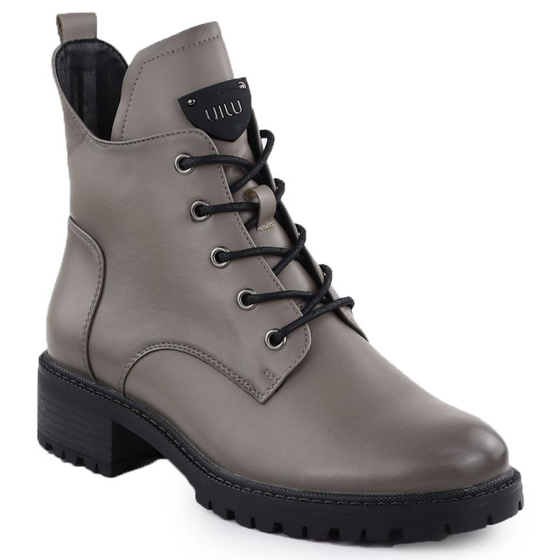 Botas femininas isoladas cinza Vinceza 58609 isolado