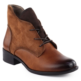 Botas isoladas femininas Camel jezzi ASA198-15 marrom