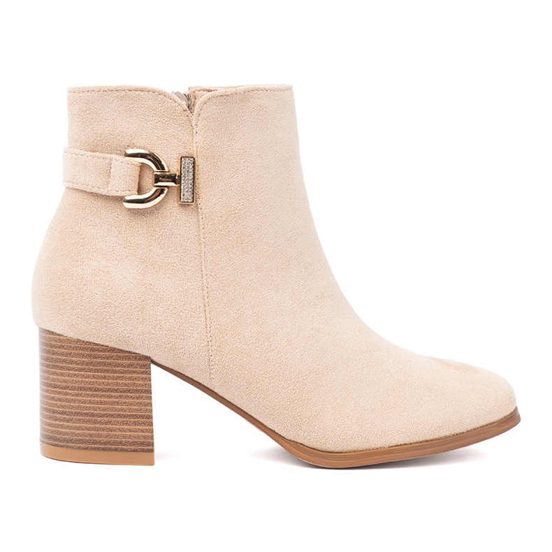 Shelvt Botas elegantes em bege leve
