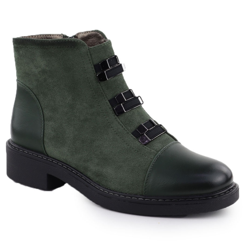 Botas isoladas isoladas femininas M. Daszyński SA252-4 verde
