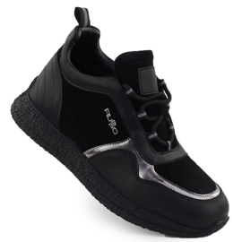 Sapatos de couro feminino isolados na plataforma czarne filippo dp7406