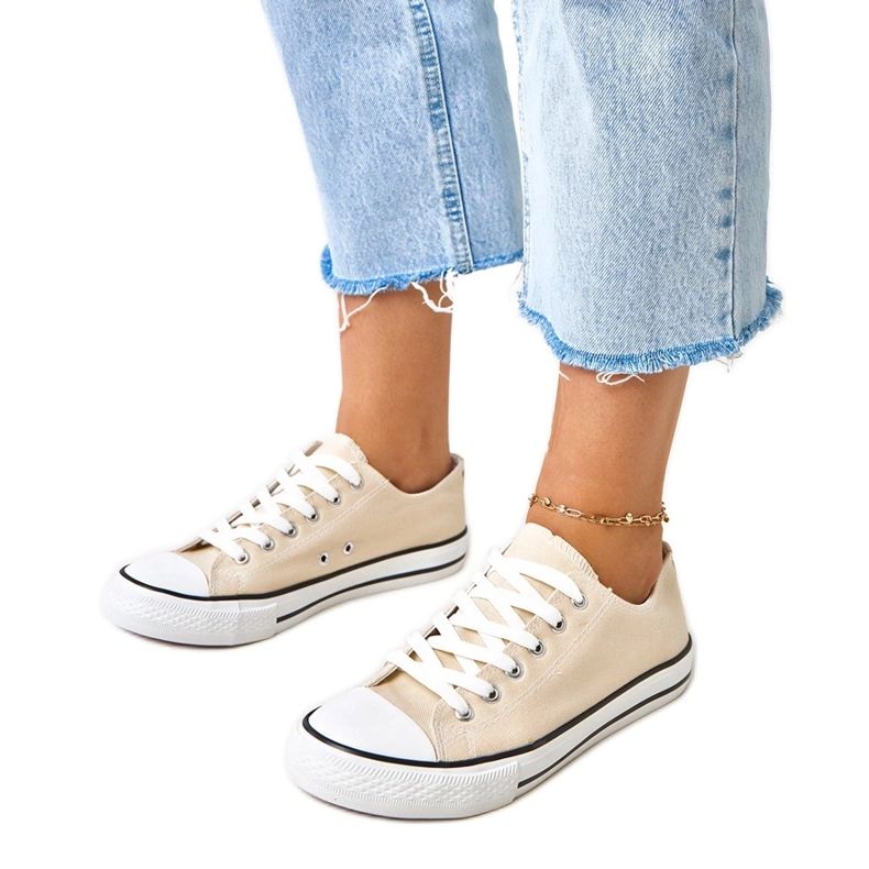 Tênis de zurhat feminino clássico bege