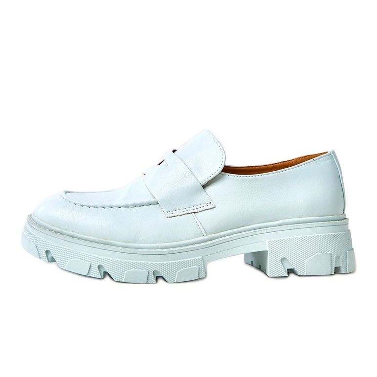 Mocas de mulheres azuis da Eco -Leather Kirna azul