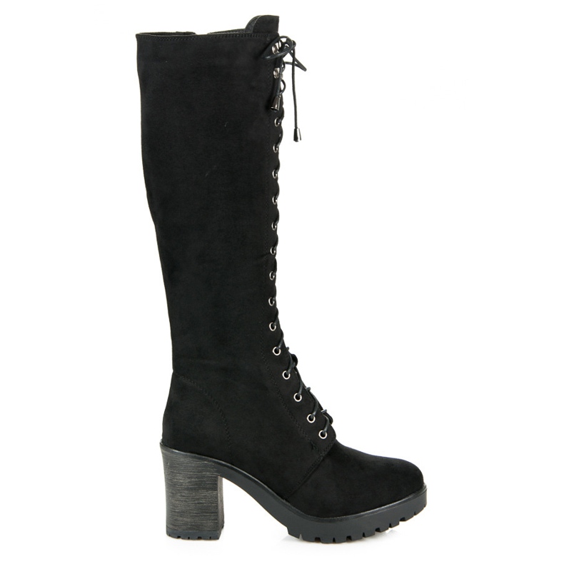 Seastar Botas de trabalho com atacadores preto