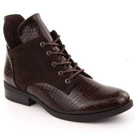 Vinceza Vincez Boots em 16477 Jan348b marrom