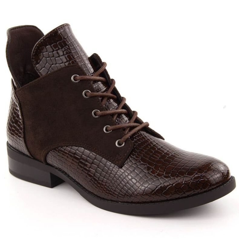 Vinceza Vincez Boots em 16477 Jan348b castanho