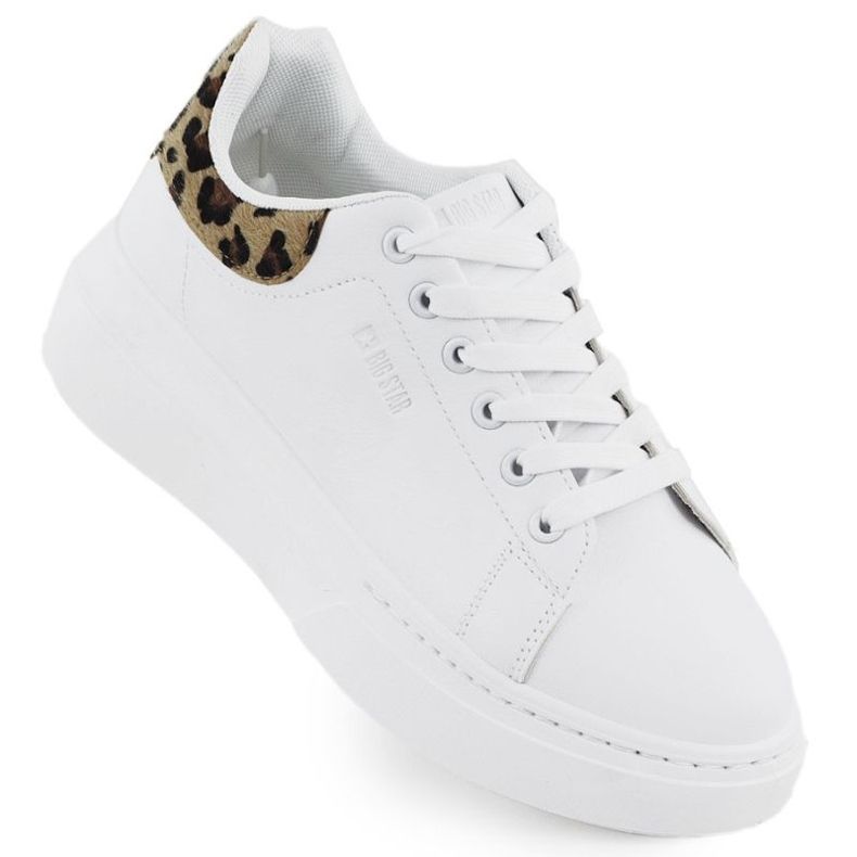 Sapatos esportivos na plataforma Big Star em SS274247 INT2165B branco