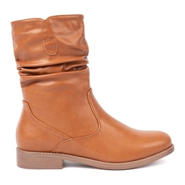 Shelvt Botas de caramelo confortáveis ​​com babados