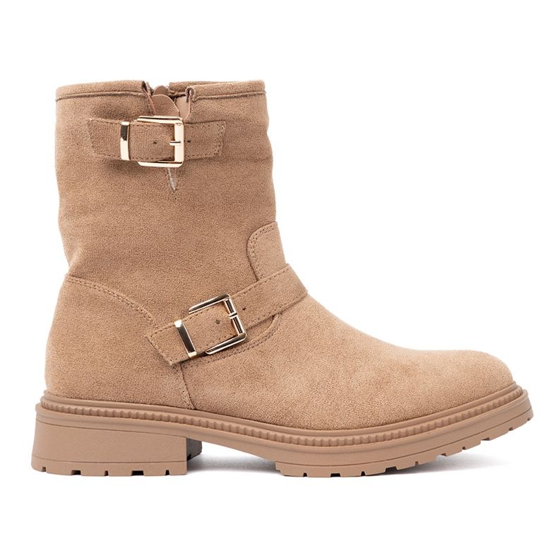 Shelvt Botas de caramelo com grampos dourados decorativos