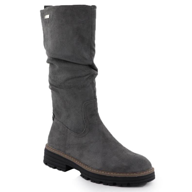 Botas isoladas femininas, cinza M. Daszyński SA259-3