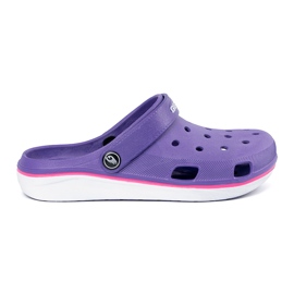 Shelvt Sapatos roxos crocs tolet