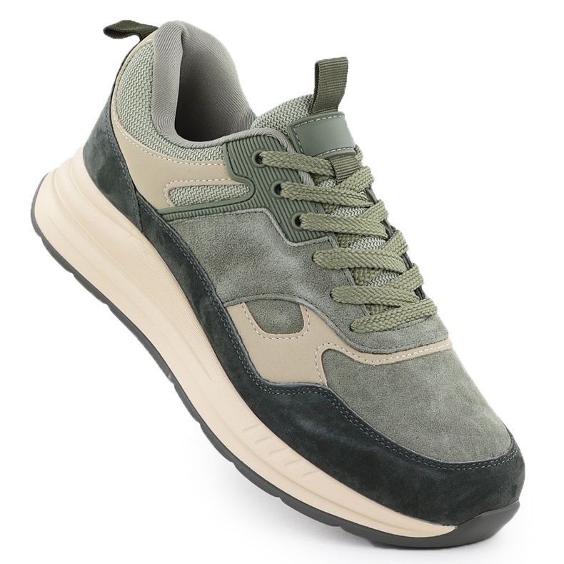 Sapatos de couro feminino verde T.SOKOLSKI HW J25-23