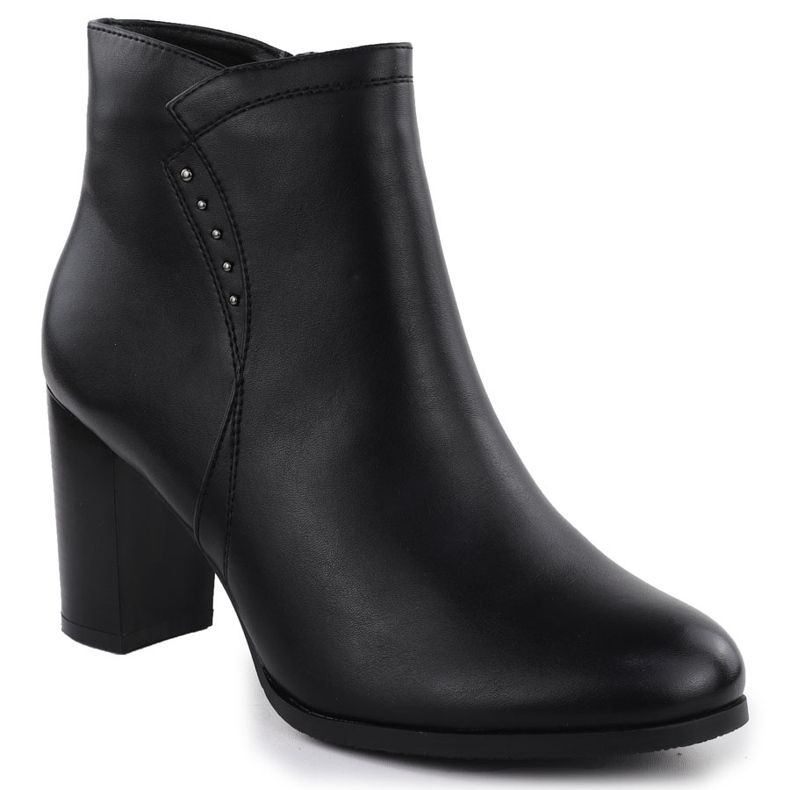 Botas de couro feminino no Pilar Isolado Black Sergio Leone BT25015