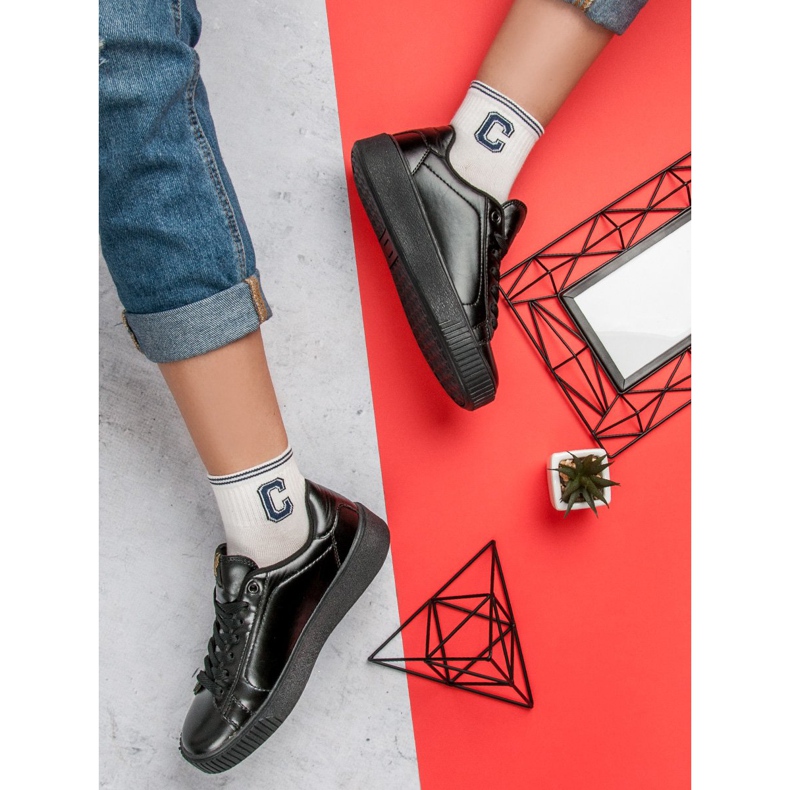 Kylie Tênis na plataforma preto