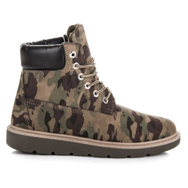 Kylie Caçadores de camuflagem marrom