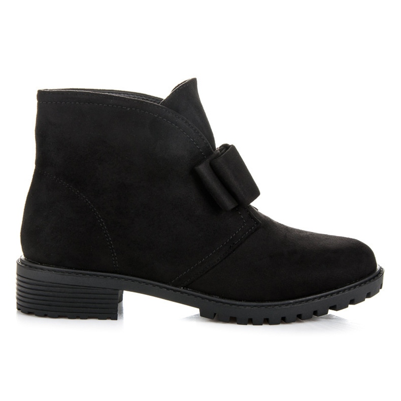 Bestelle Botas slip-on com laço preto