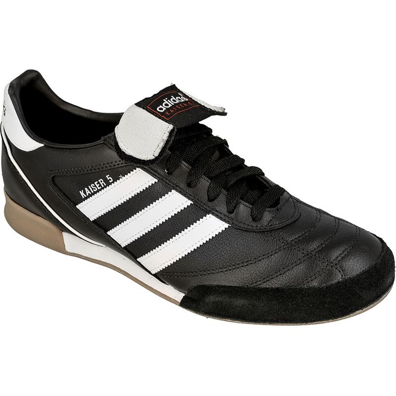 Tênis indoor adidas Kaiser 5 Goal Couro em 677358 preto