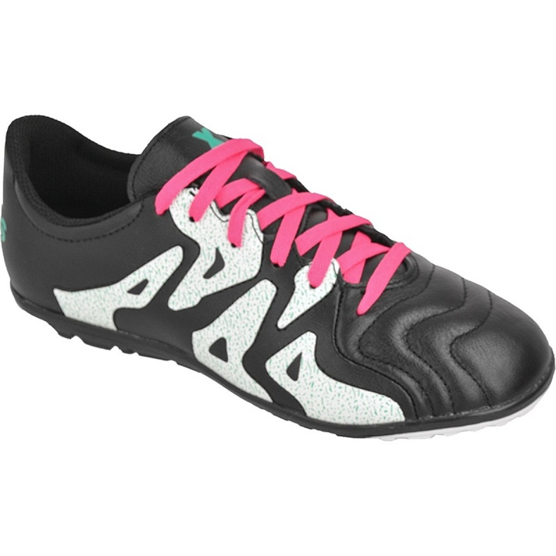 Chuteiras de futebol Adidas X 15.3 Tf Leather Jr AF4788 preto preto