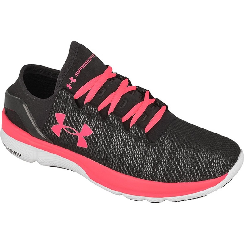 Under Armour Speedform Turbulence Run Fast W 1289792-962 tênis preto rosa