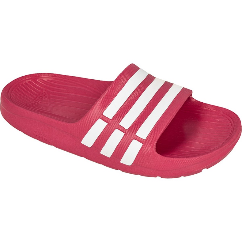 Chinelos Adidas Duramo Slide K Jr G06797 rosa