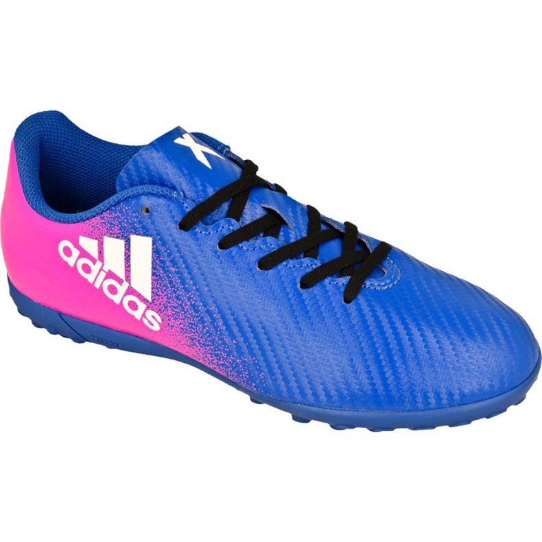 Chuteira Adidas X 16.4 Tf Jr BB5725 azul azul Chuteira Adidas X 16.4 Tf Jr BB5725 azul azul