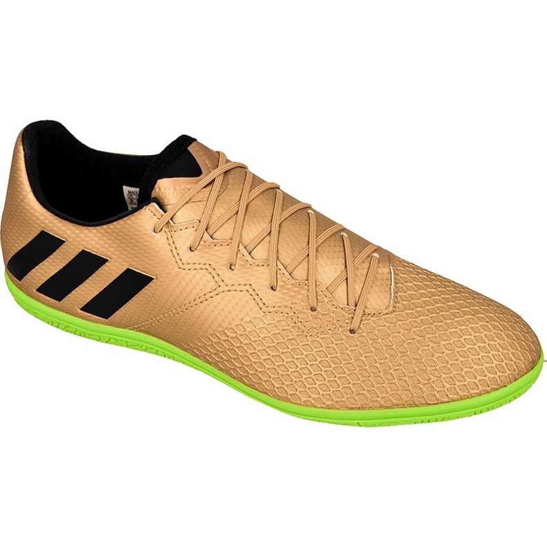Tênis adidas Messi 16.3 In M BA9853 dourado dourado