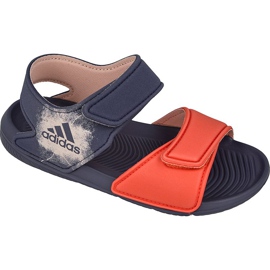 Sandálias Adidas AltaSwim I Kids BA9287 roxo laranja