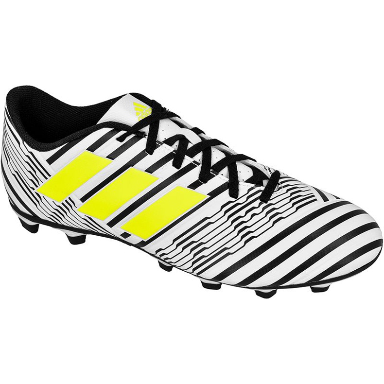 Chuteira Adidas Nemeziz 17.4 FxG M S80606 multicolorido branco