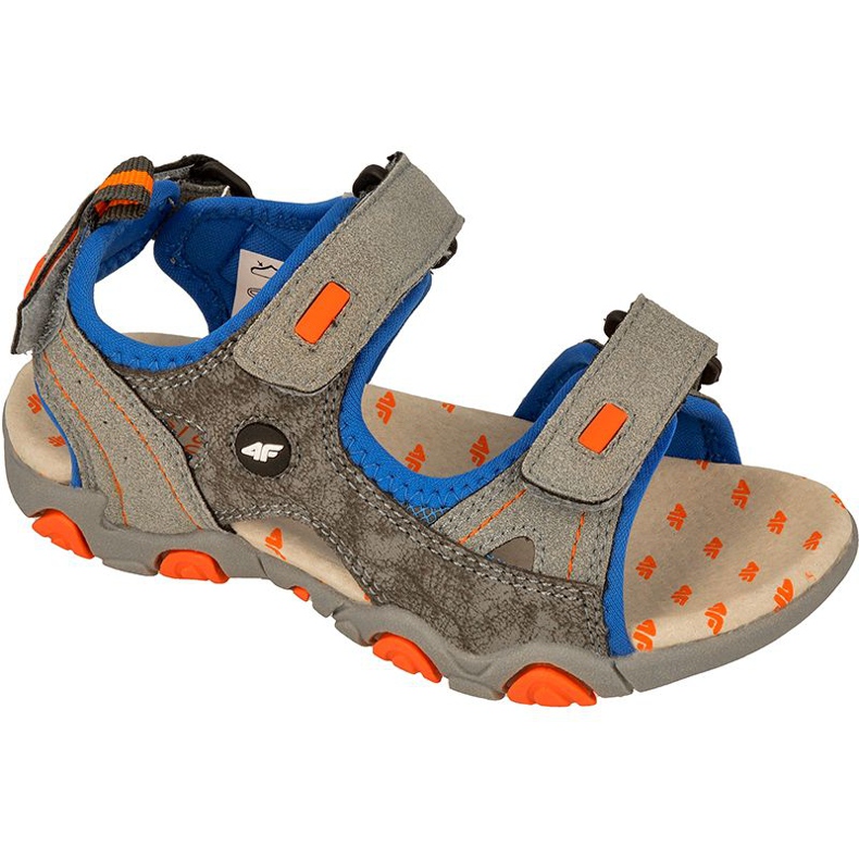 Sandálias 4f Jr J4L17-JSAM101 cinza-azul