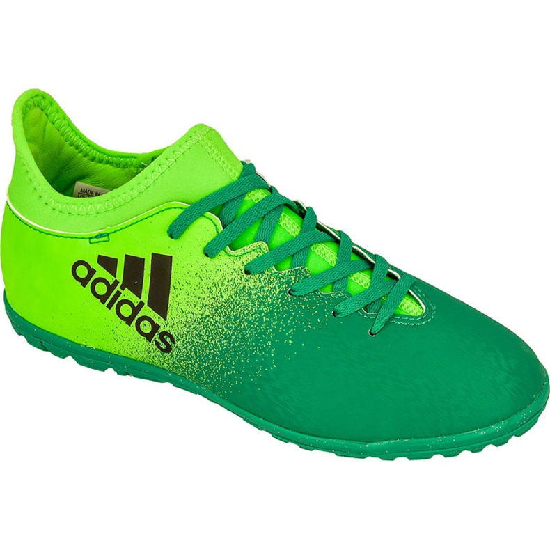 Chuteira Adidas X 16.3 Tf Jr BB5879 verde verde
