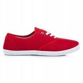 Tênis com atacadores New Age vermelho