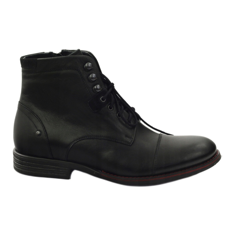 Botas pretas de inverno com zíper Pilpol 6009 preto Botas pretas de inverno com zíper Pilpol 6009 preto