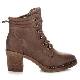 Seastar Botas de atar para o tornozelo castanho