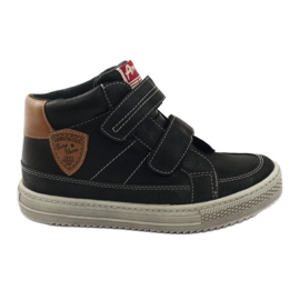 American Club Botins desportivos BOYS pretos com velcro 17191 American Club Botins desportivos BOYS pretos com velcro 17191