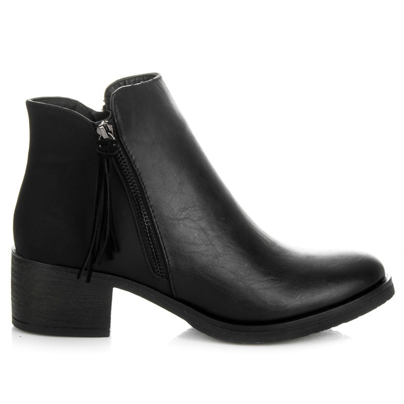 Vices New Collection Botas chelsea com franjas preto Vices New Collection Botas chelsea com franjas preto