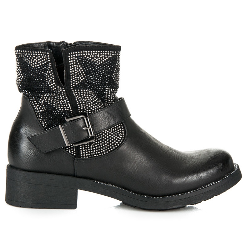 Kylie Botas de pedra preto