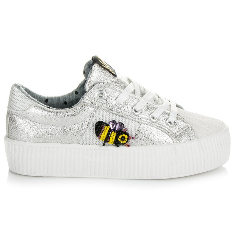 Kylie Trepadeiras de Prata cinza