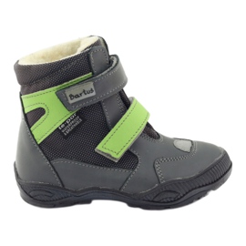 Bartuś Botuś Boots Boots com membrana 315 para velcro cinza/verde Bartuś Botuś Boots Boots com membrana 315 para velcro cinza/verde