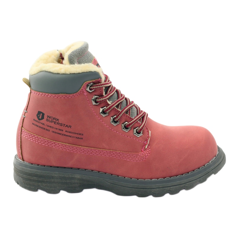 DK Botas de inverno para caminhada com zíper 75009 rosa DK Botas de inverno para caminhada com zíper 75009 rosa