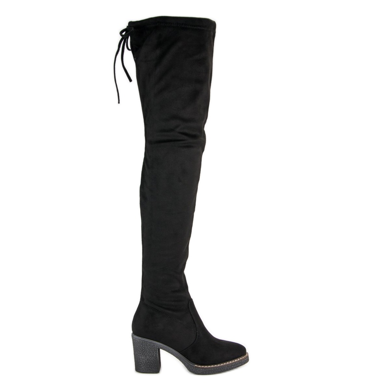 Seastar Botas altas de camurça preto
