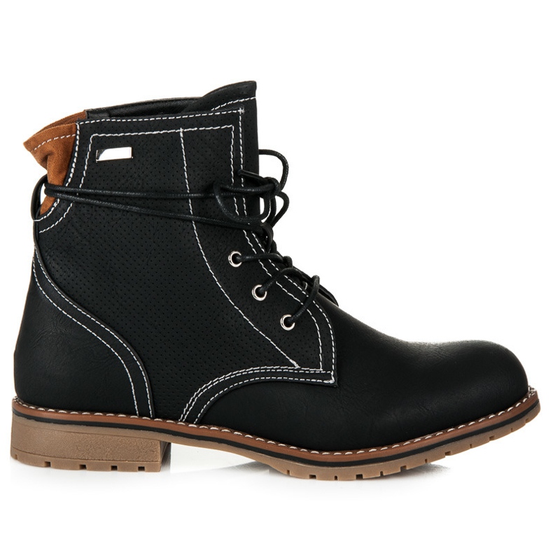 Juliet Botas pretas de salto plano preto