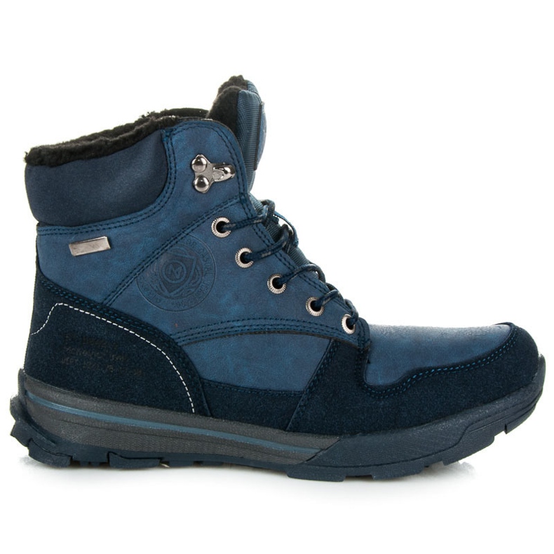 Mckeylor Calçado feminino com pelo azul