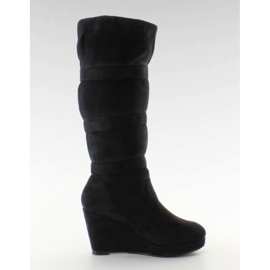 Botas de cunha TE830-7 Preto