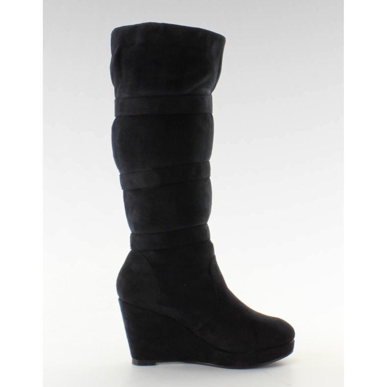 Botas de cunha TE830-7 Preto